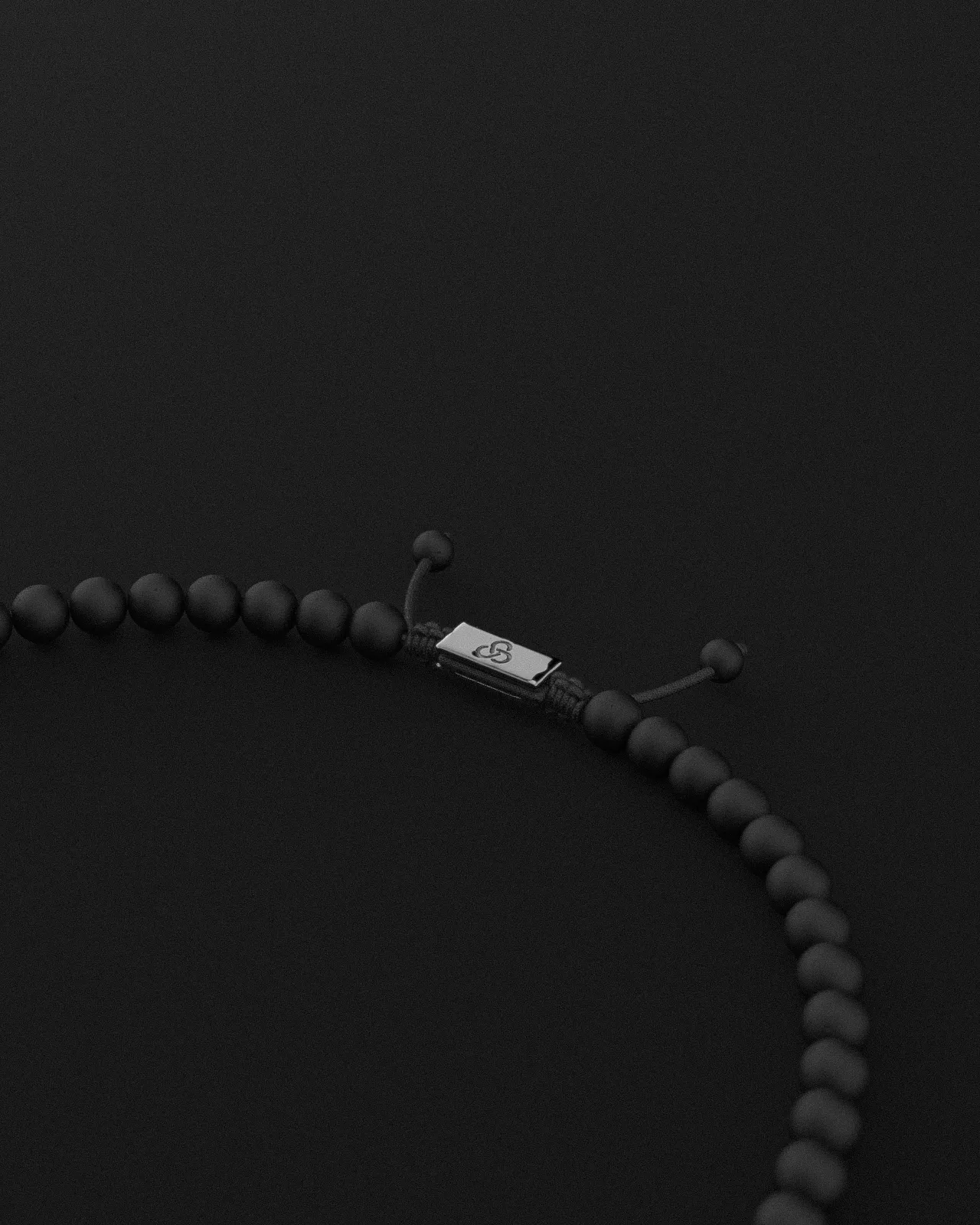 Onyx Matte Necklace 8mm | Royale