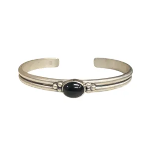 Onyx Solitaire Cuff