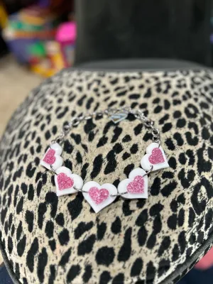 Pastel Heart Choker By Marina Fini