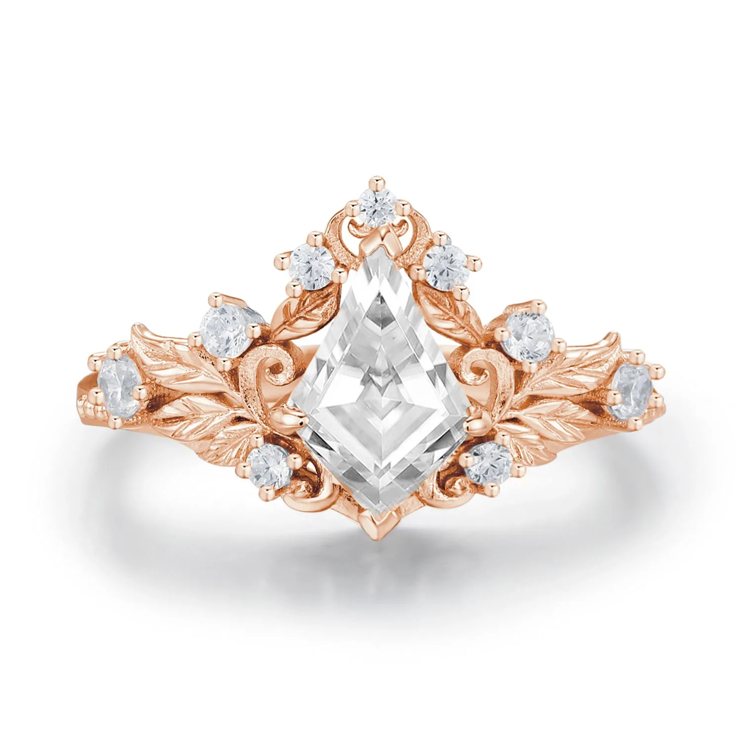 Regal Tiara Moissanite Ring©