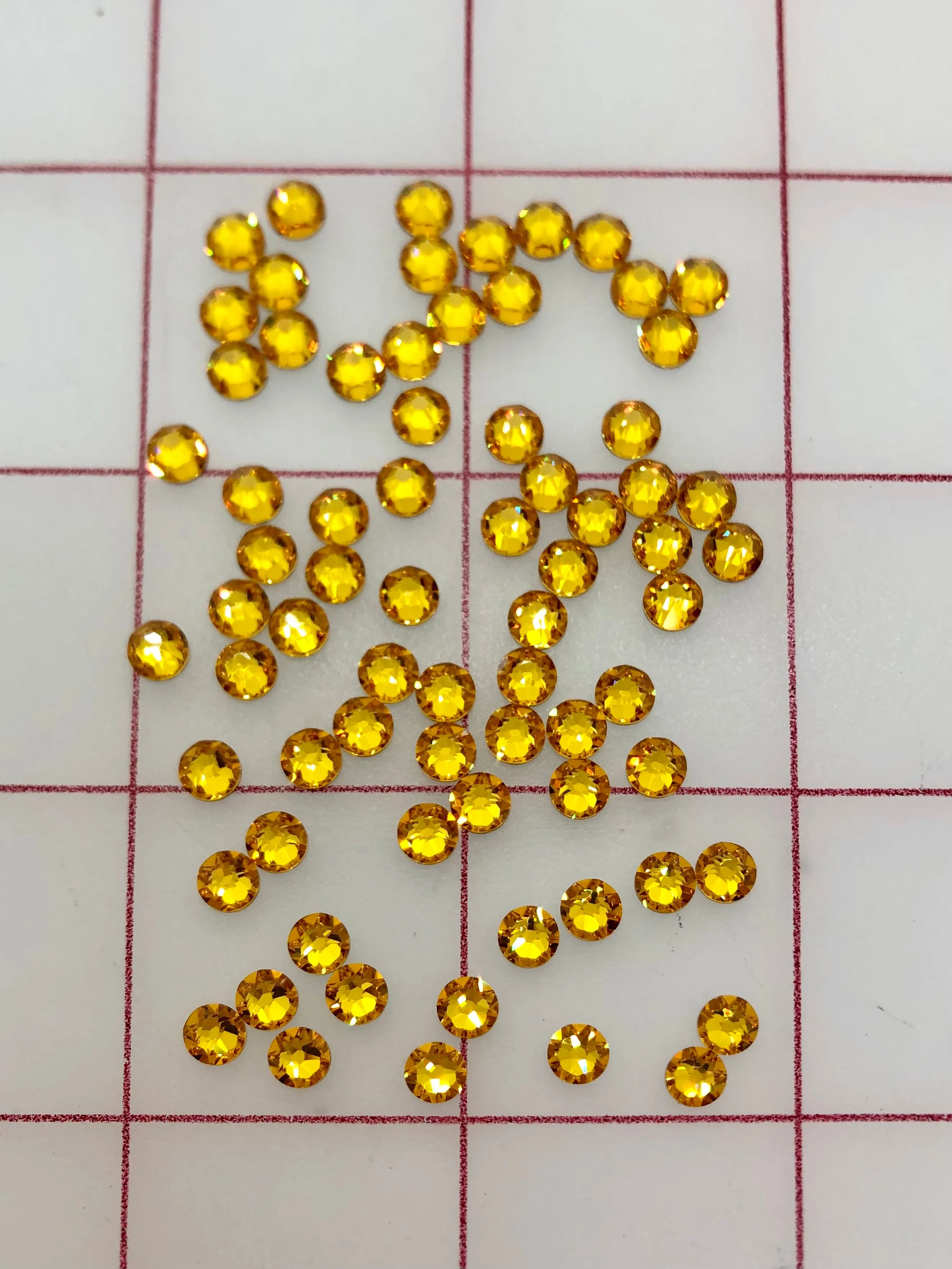 Rhinestones - 20ss Swarovski Flat Back Sunflower 1/2GR