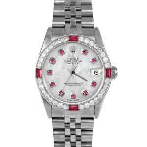 Rolex Datejust 31mm | 68274-WMOP-RBY-AM-4RBY-JBL