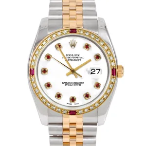 Rolex Datejust 36mm | 116233-WHT-RBY-AM-4RBY-JBL