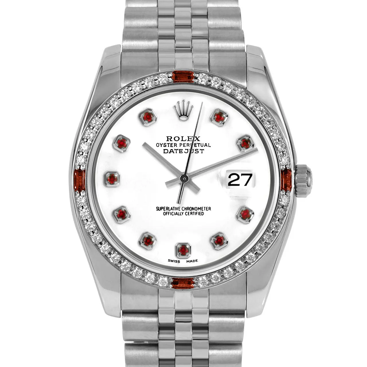 Rolex Datejust 36mm | 116234-WHT-RBY-AM-4RBY-JBL