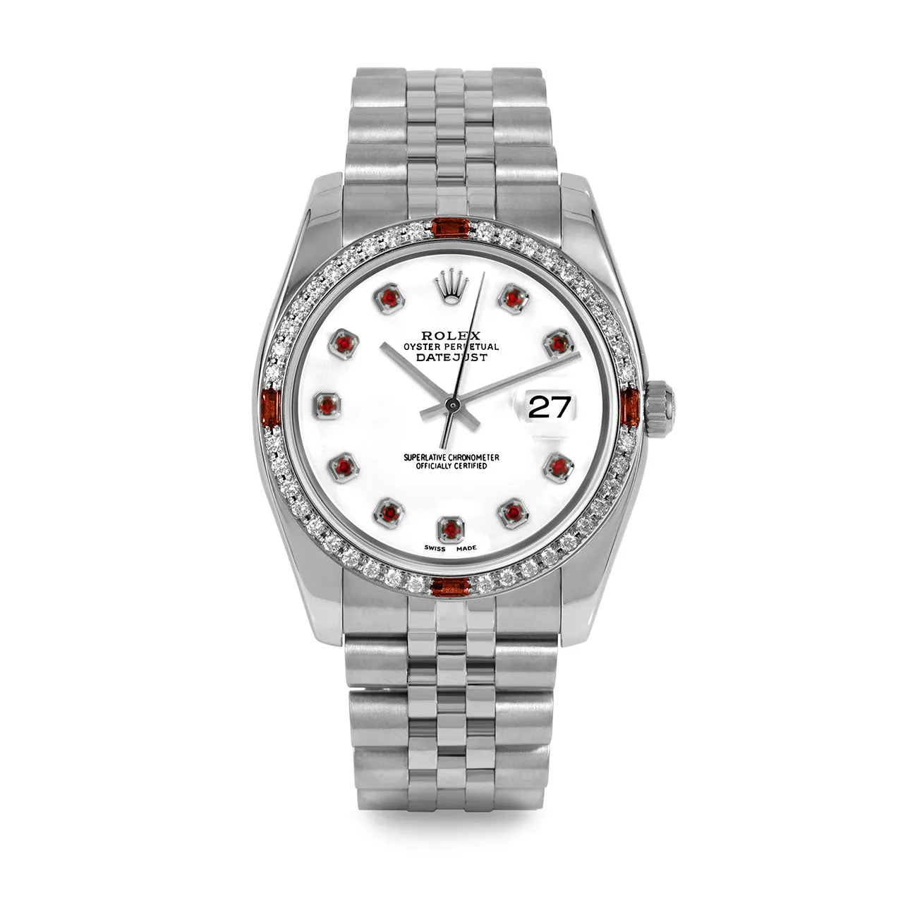 Rolex Datejust 36mm | 116234-WHT-RBY-AM-4RBY-JBL