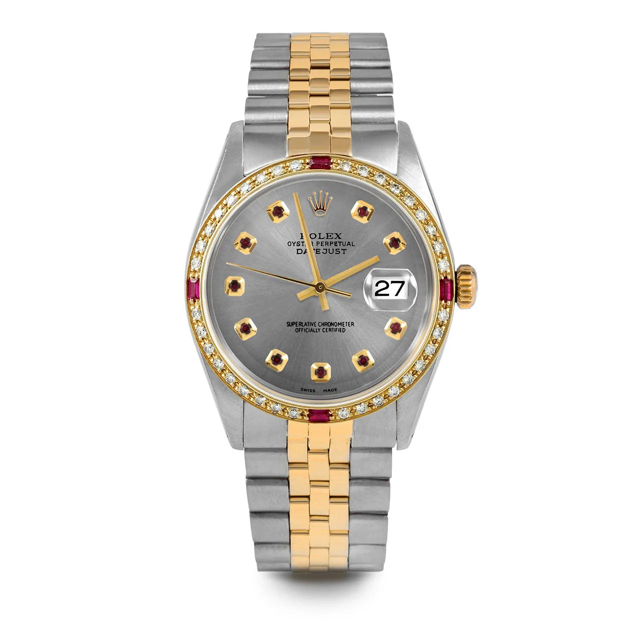 Rolex Datejust 36mm | 1601-TT-SLT-RBY-AM-4RBY-JBL