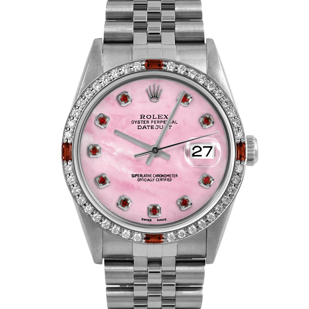 Rolex Datejust 36mm | 16234-PMOP-RBY-AM-4RBY-JBL