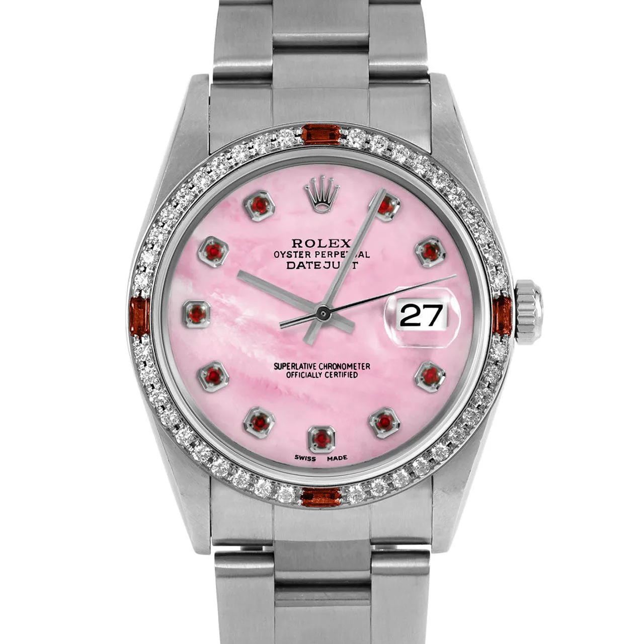 Rolex Datejust 36mm | 16234-PMOP-RBY-AM-4RBY-OYS