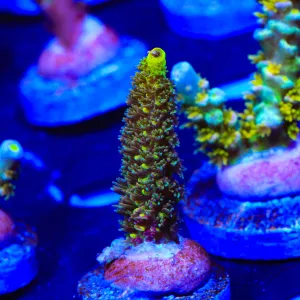 RRC Rainbow Splice Acropora Coral