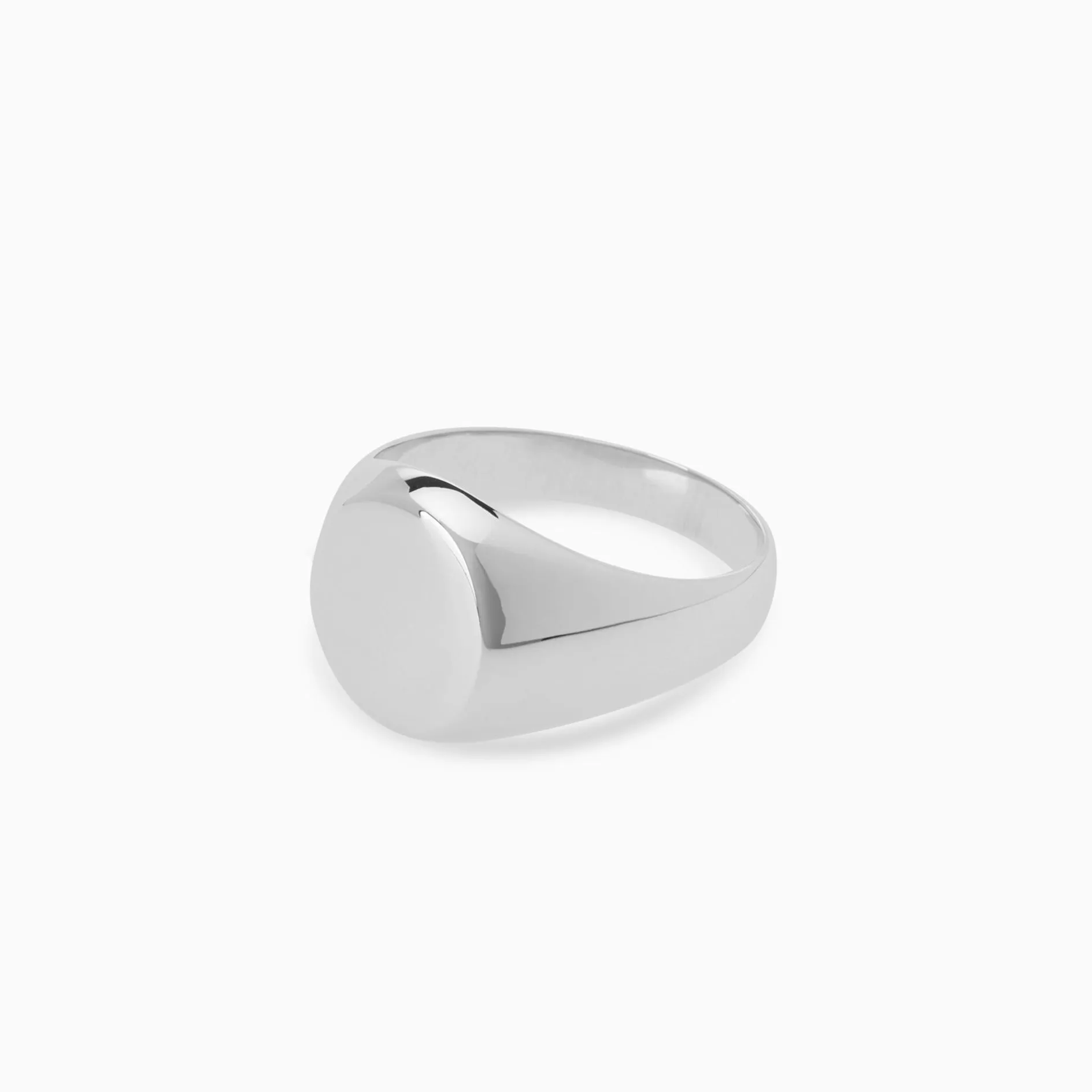 Signature Signet Ring | White Gold