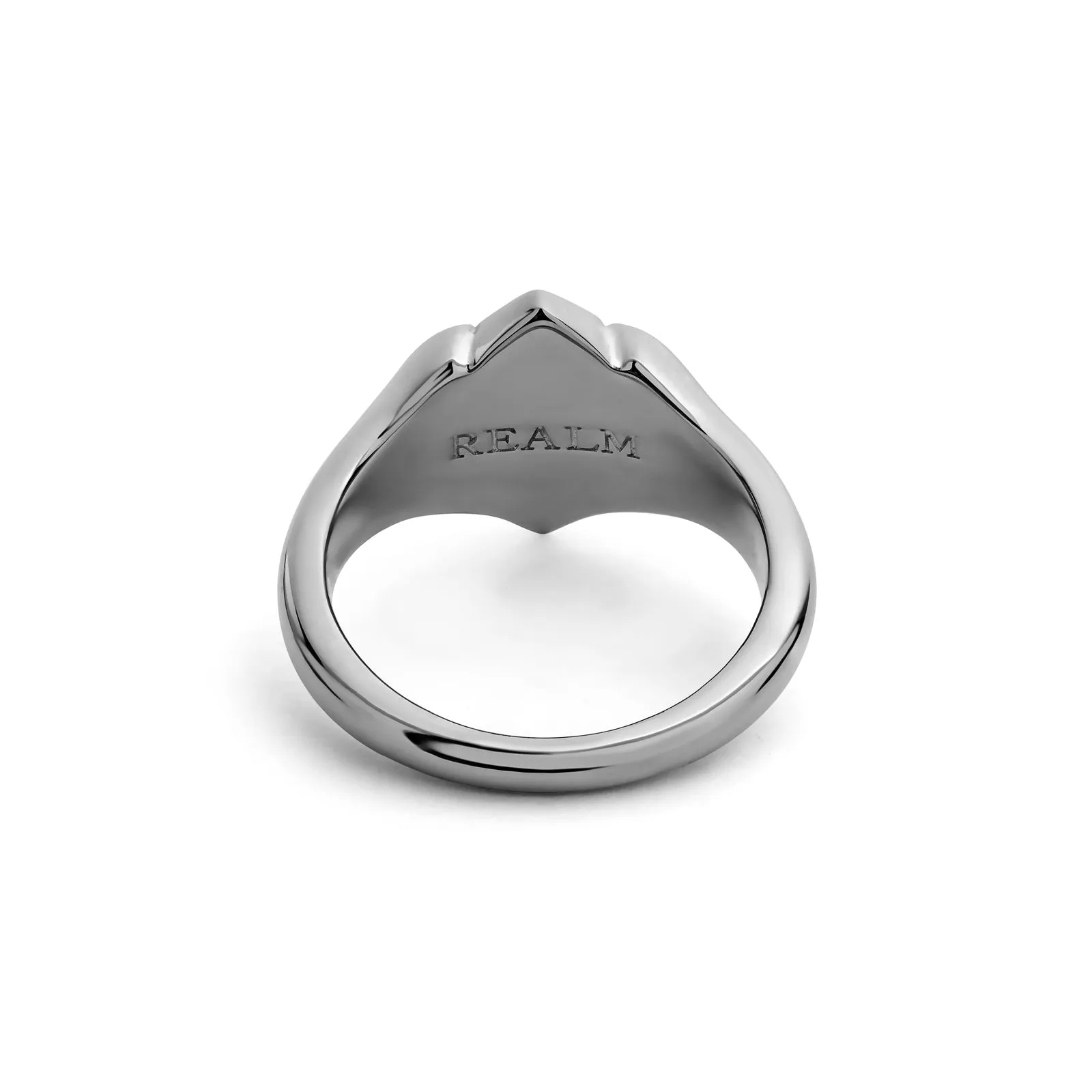 Signet Ring Small – Black Ruthenium Vermeil