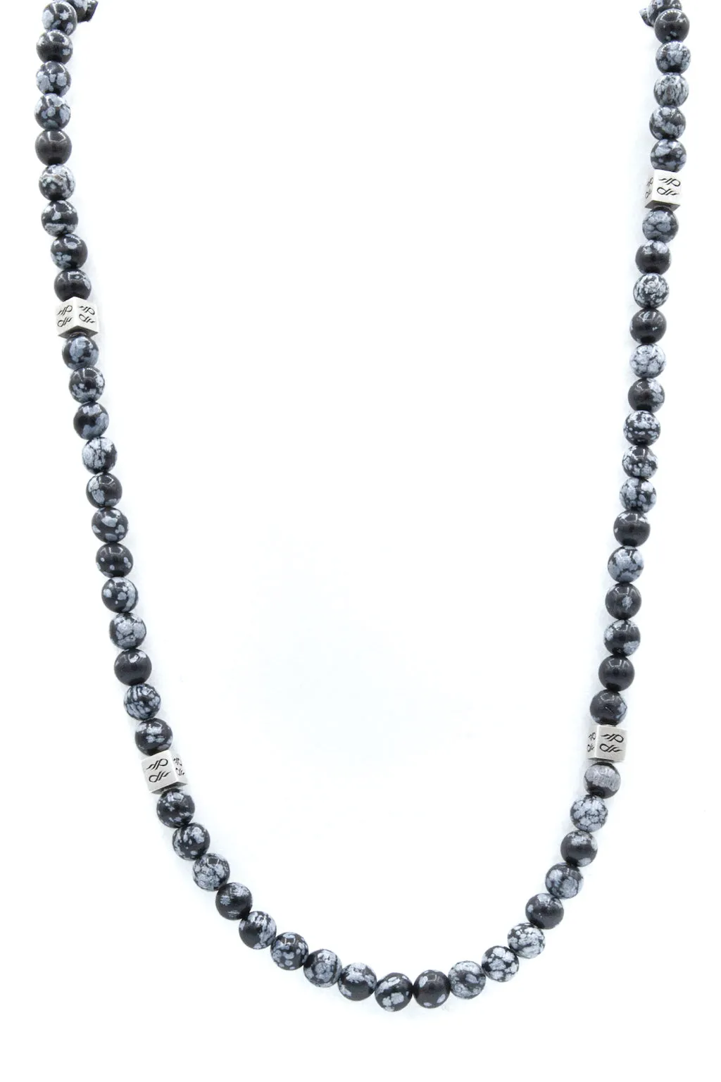 Snowflake Obsidian Natural Gemstone Centerpiece Set