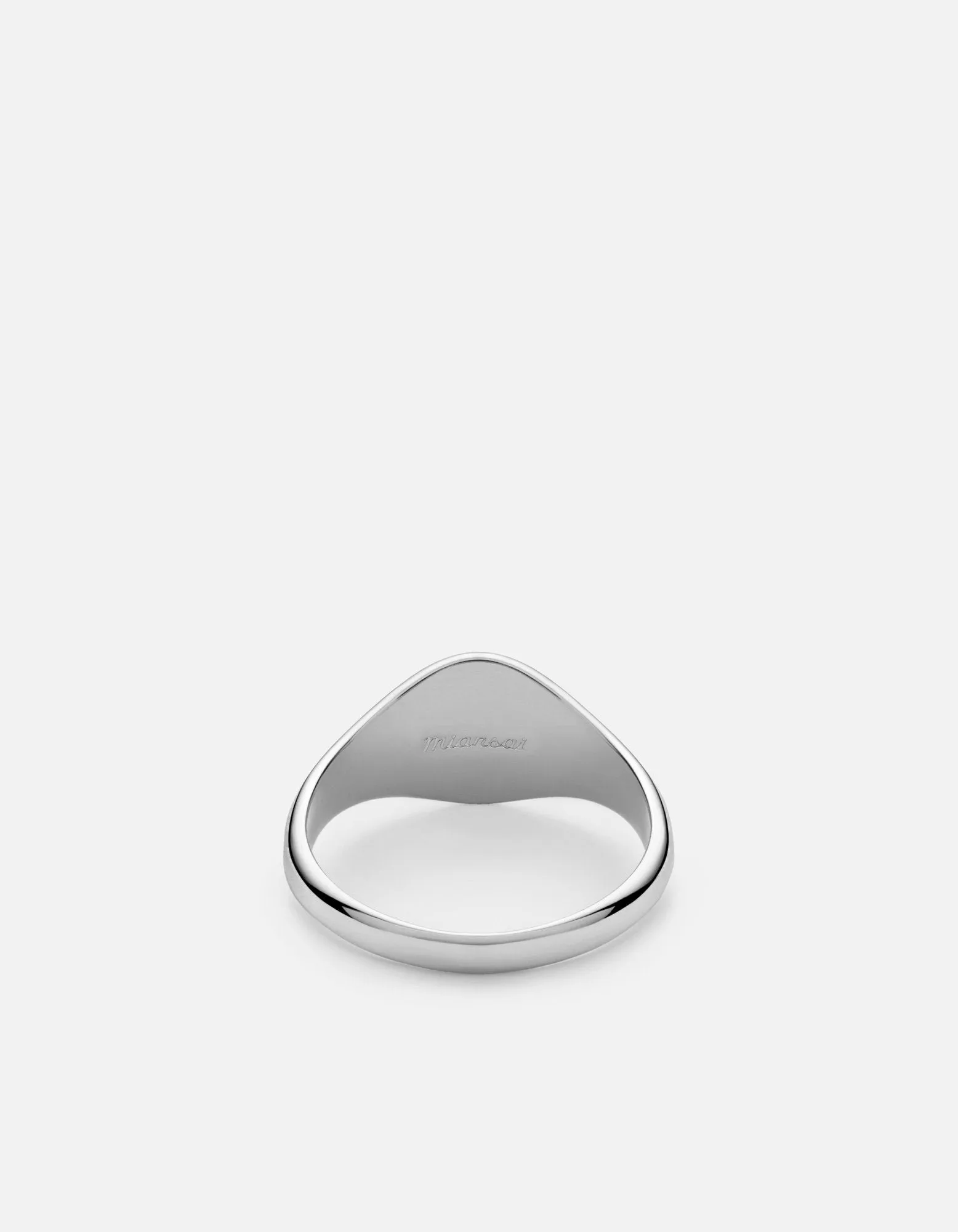 Solar Signet Ring, Sterling Silver