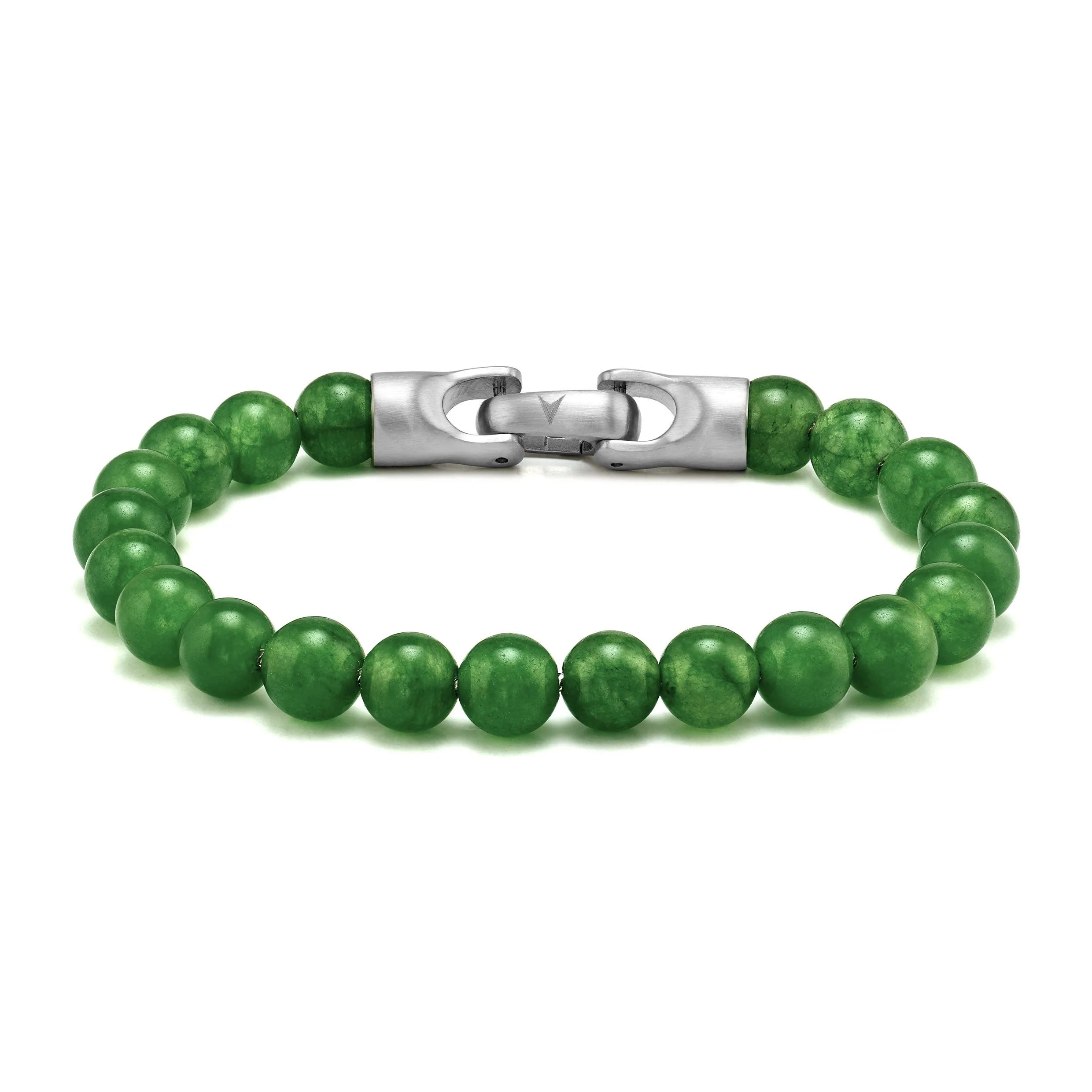 Spiritual Bead Bracelet, 8MM - Green Onyx