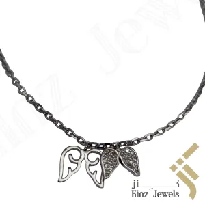 Sterling Silver Angel Wings Anklet