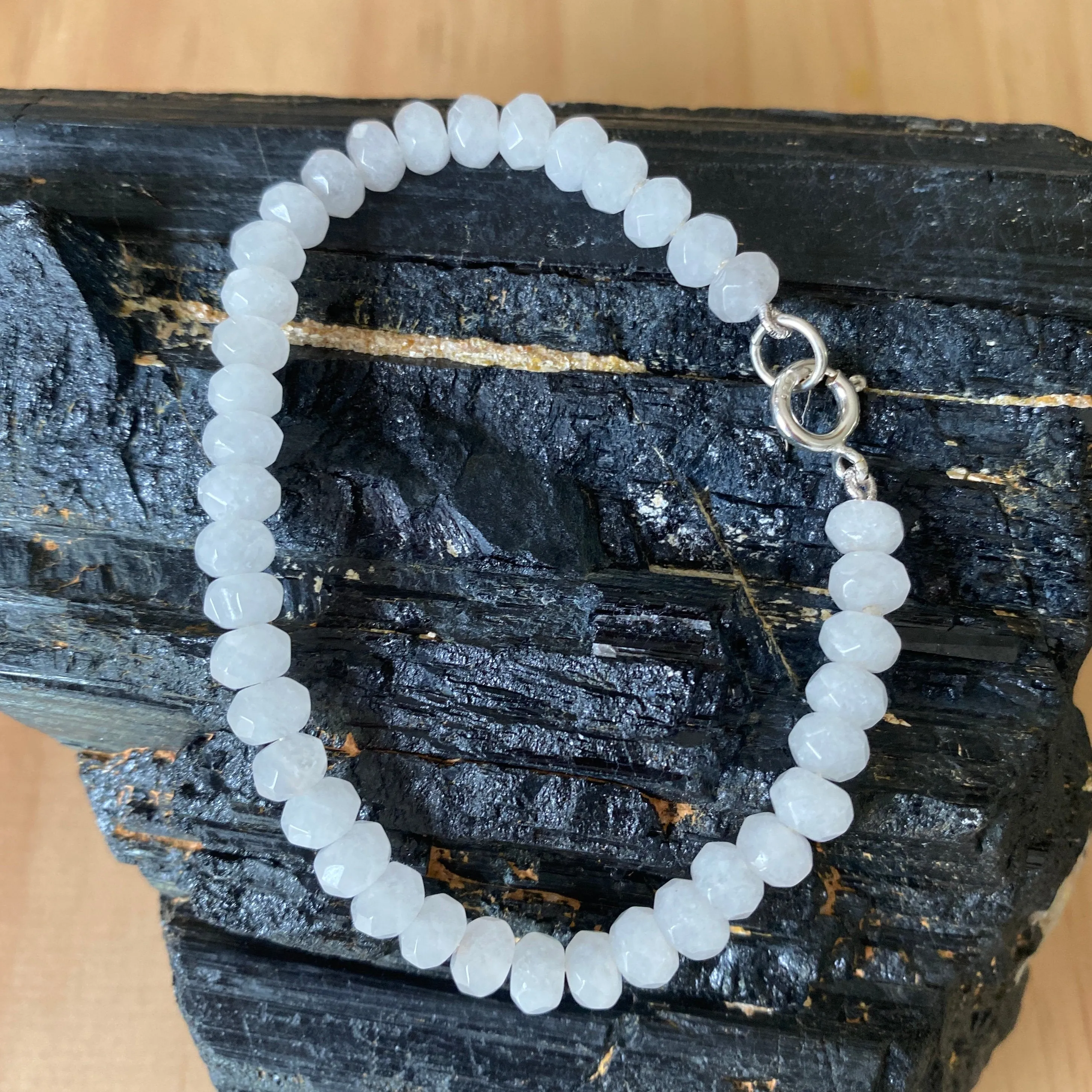 Sterling Silver Moonstone Bracelet