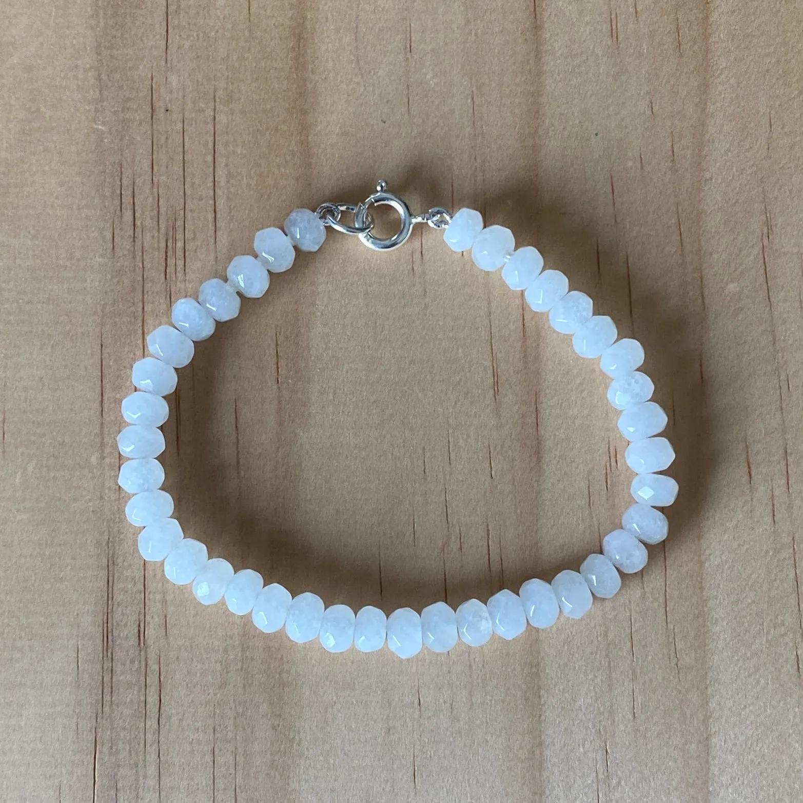 Sterling Silver Moonstone Bracelet