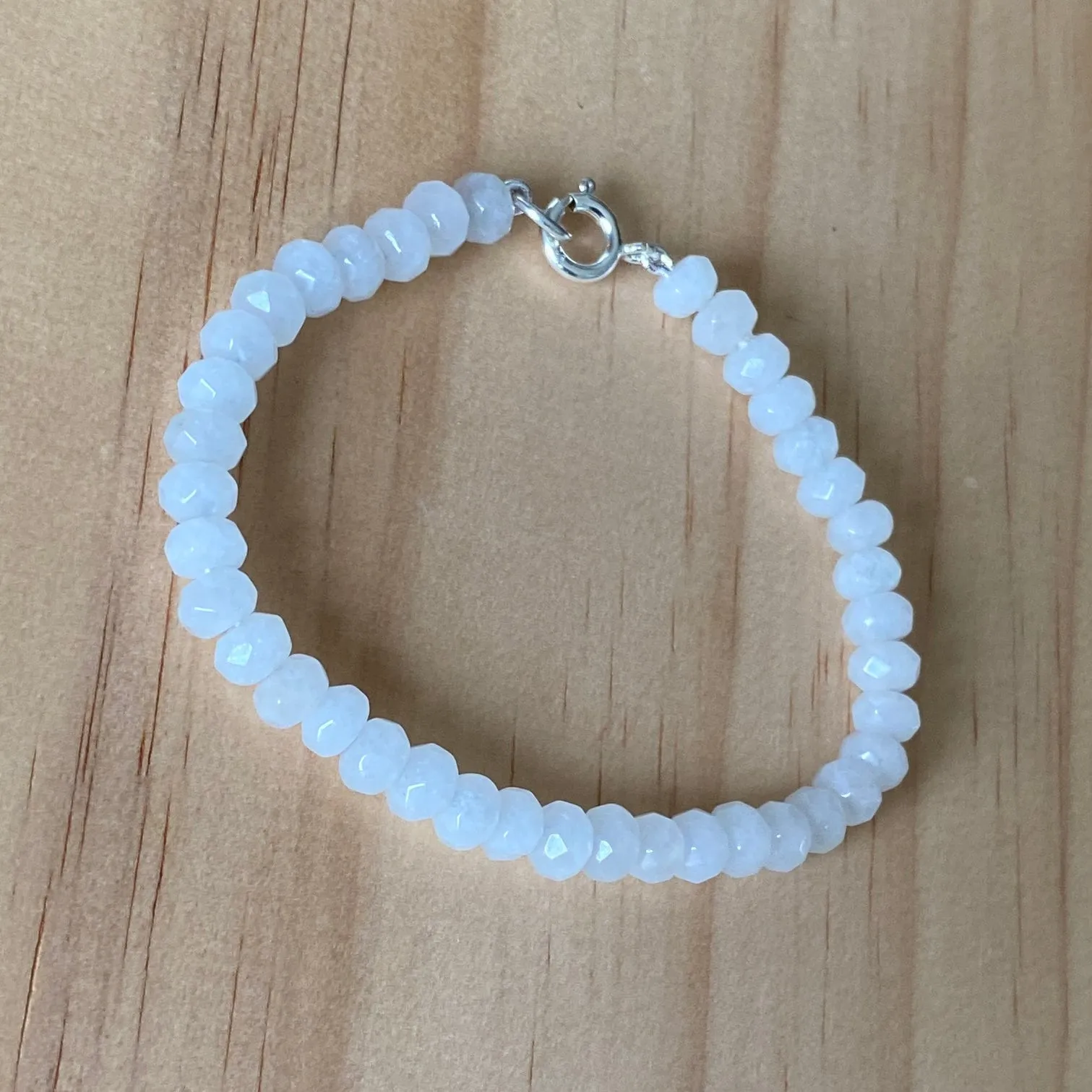 Sterling Silver Moonstone Bracelet