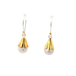 Sterling Silver Pearl Earrings