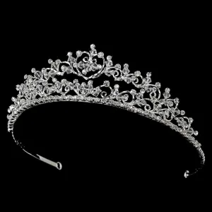 Swarovski Heart Bridal Tiara