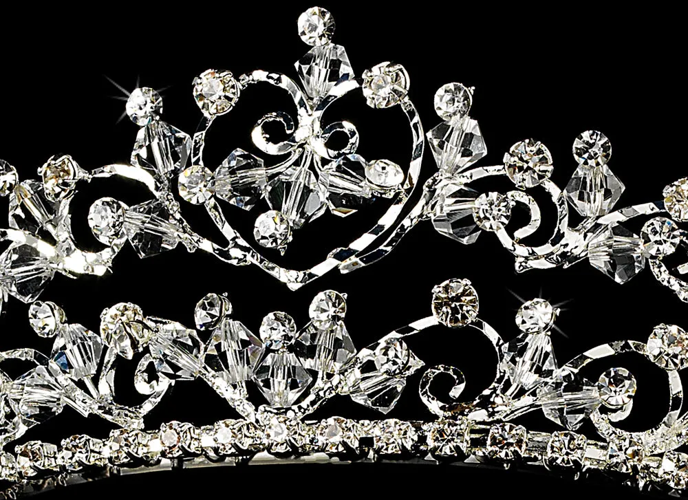 Swarovski Heart Bridal Tiara