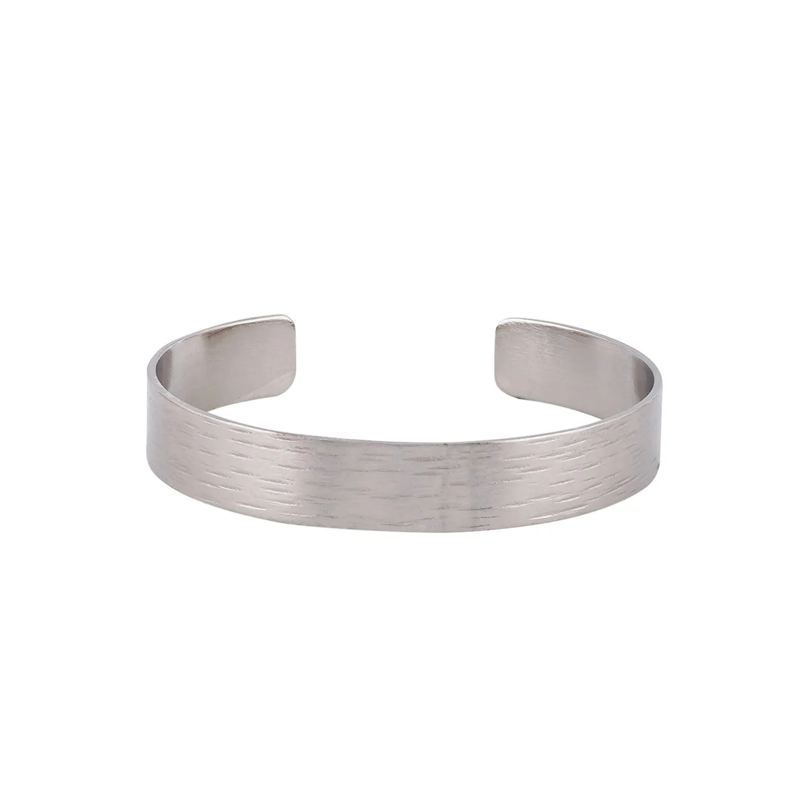 Teejh Anushree Silver Oxidised Cuff Bracelet