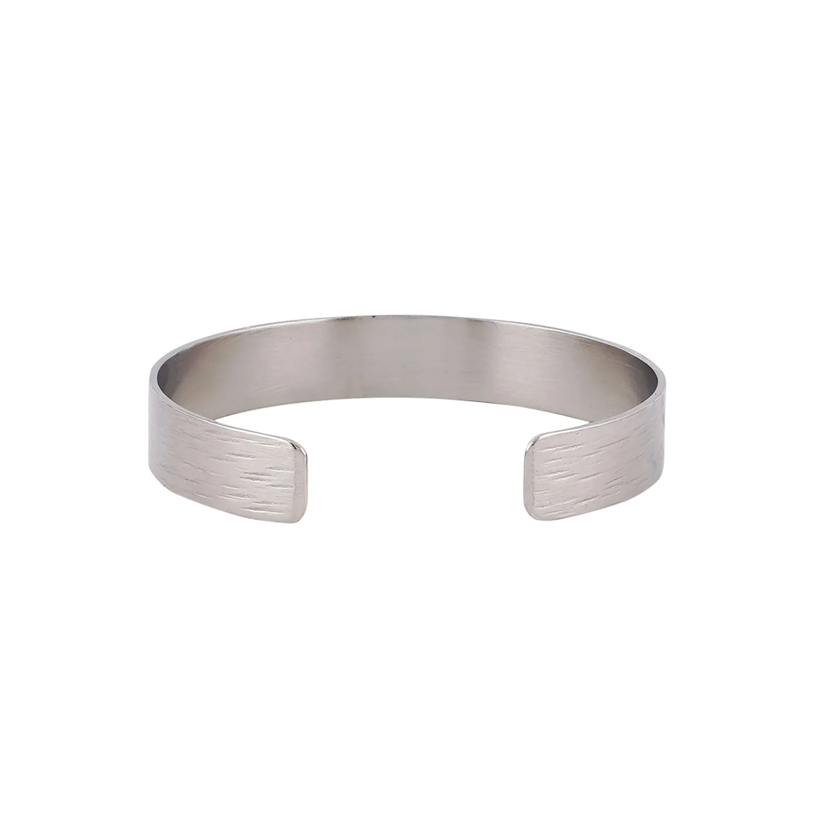 Teejh Anushree Silver Oxidised Cuff Bracelet