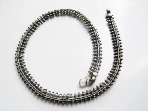 Vintage Silver Indian Choker Necklace