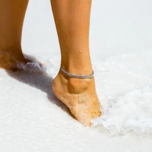 Walking on Sunshine Anklet Silver